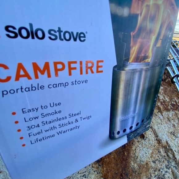 NEW SOLO STOVE | Great Gift Idea Campfire Compact Camping Adventure Picnic 2lbs - Picture 3 of 6